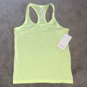 lululemon athletica Neon Yellow Tank Top